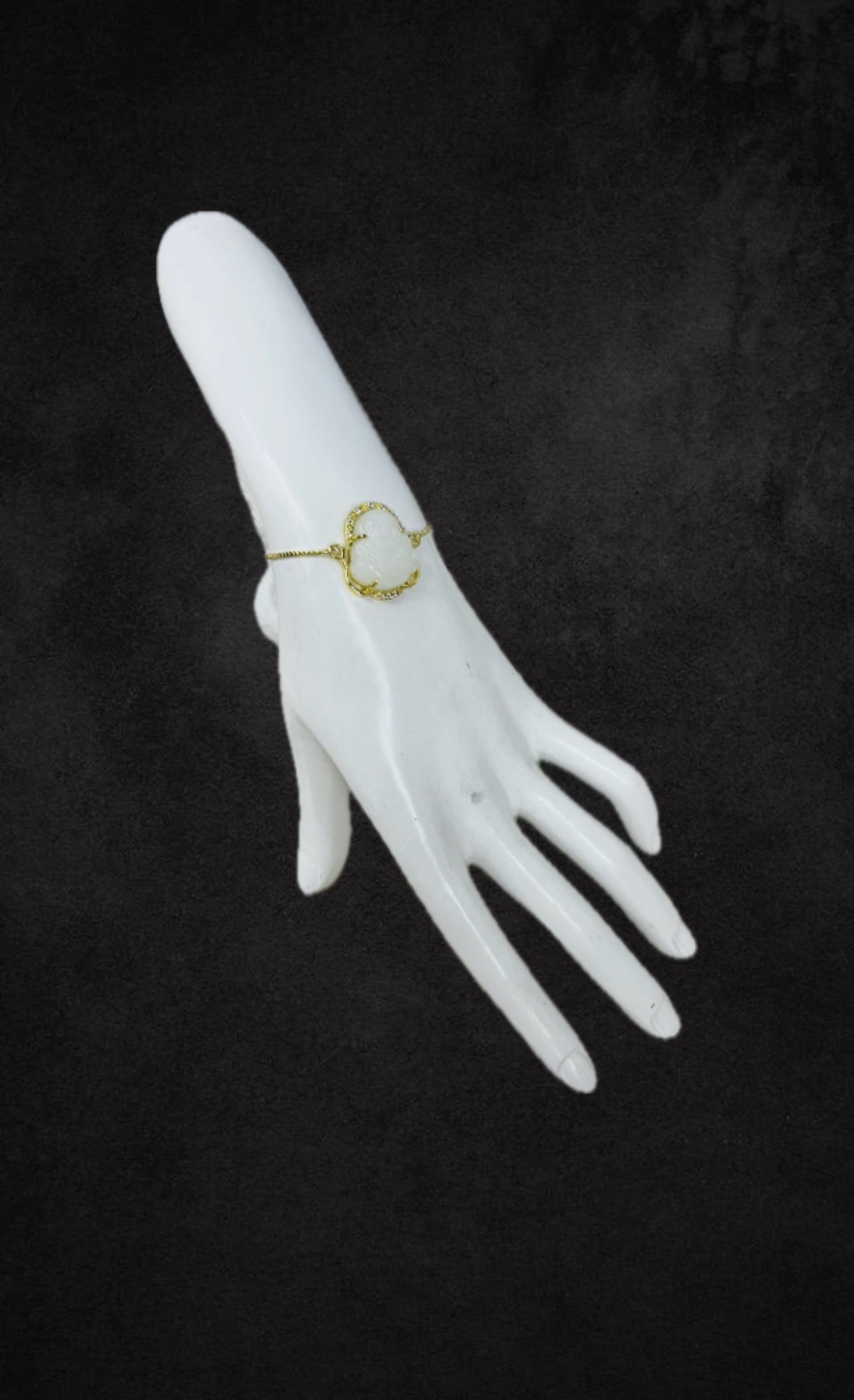 PULSERA DE BUDA BLANCA